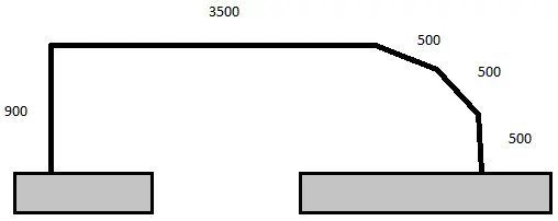 Схема П-образного балкона