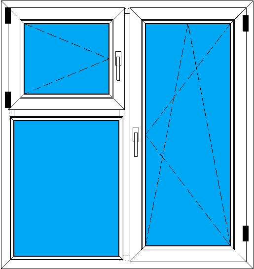 dvuhstvorchatoe okno s fortochkoj