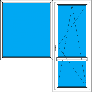 балконное окно металлопластиковое