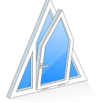 треугольное окно