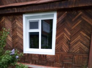 Окна ПВХ в многолетнем деревянном частном доме