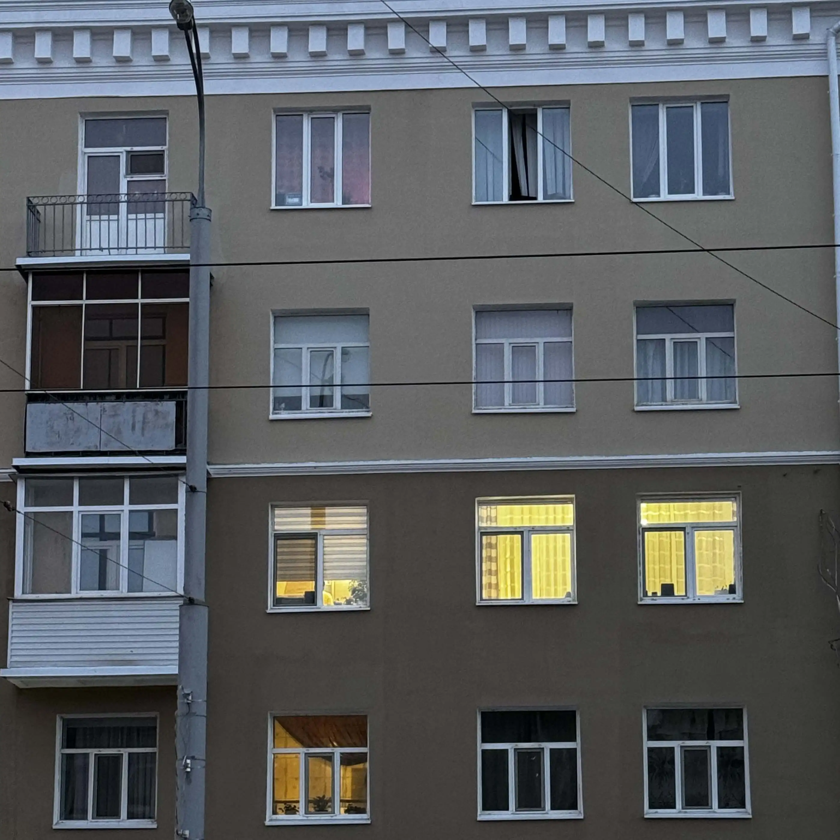 остекление квартир в доме сталинского типа