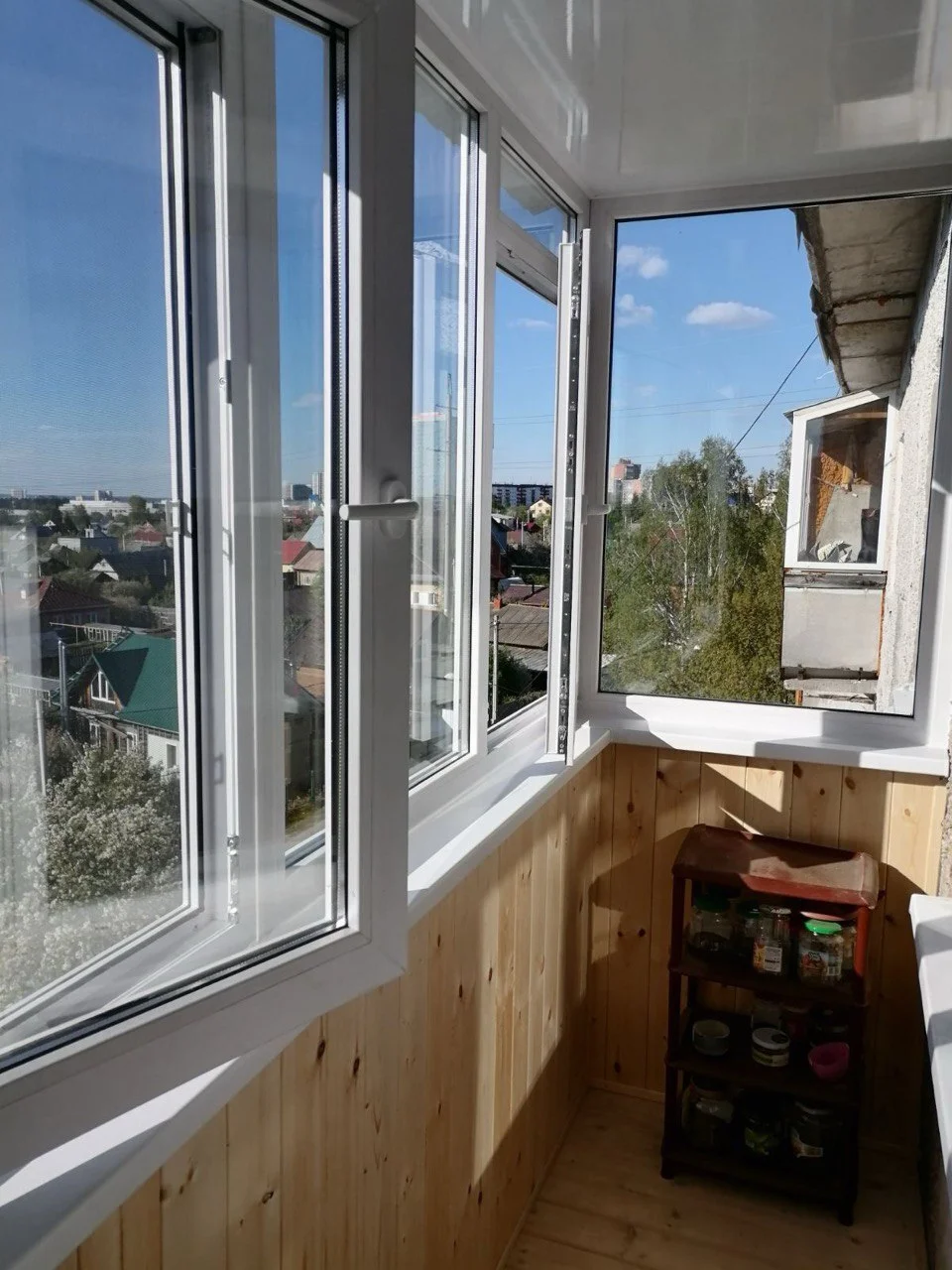 Остекление балкона под ключ в Перми