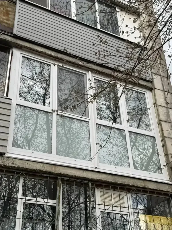 Панорамное остекление лоджии, вид с фасада