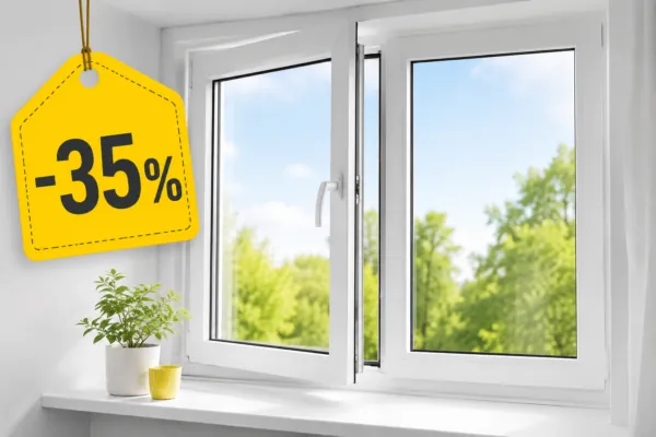 Акция — скидка 35% на пластиковые окна в Перми