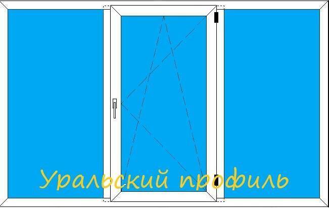 рисунок пластиковых рам 2,5 м