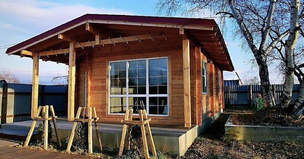 Загородные постройки застекленные ПВХ конструкциями