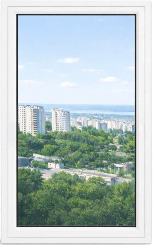 пластиковое окно пвх одностворчатое глухое